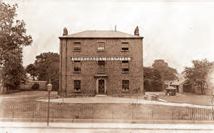old image of front of Drumcondra hospital