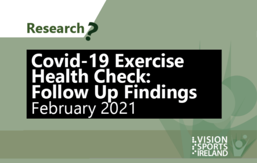 Research, Covid-19 exercise health check: Follow up findings February 2021