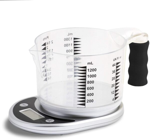 Talking Kitchen Scales with easy-to-see Jug