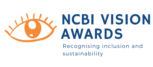 Vision Awards logo, recognising inclusion and sustainability