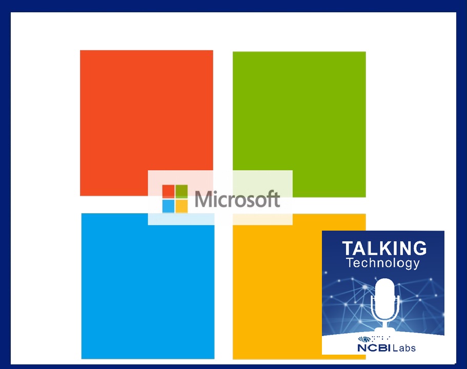 Microsoft and Talking Technology with Vision Ireland Labs logos