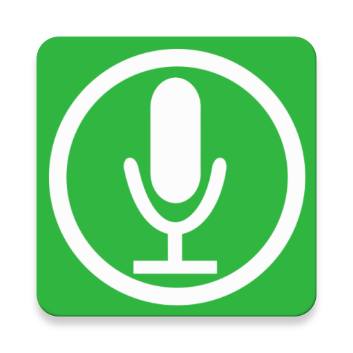 White microphone in a green background