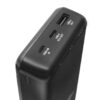 Image of the Energrid power bank showing the USB outputs