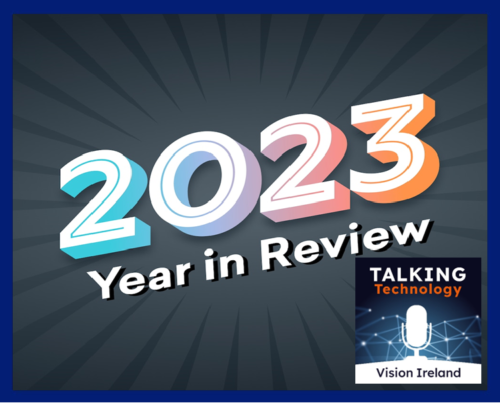 2023 Year in Review written in block writing