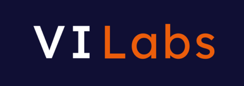 V I Labs logo. V I is written in white while Labs is written in orange.