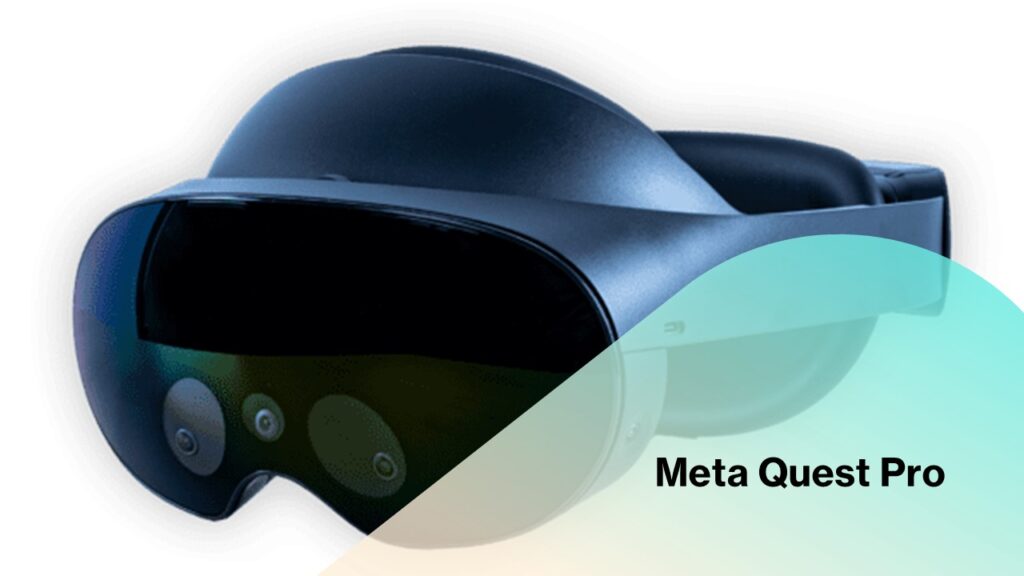 Meta Quest Pro headset in black